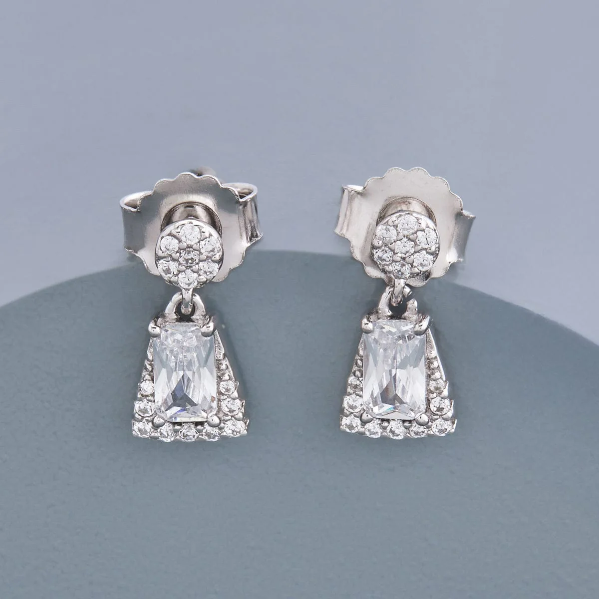 92.5 Silver Earring 191460 - Image 7