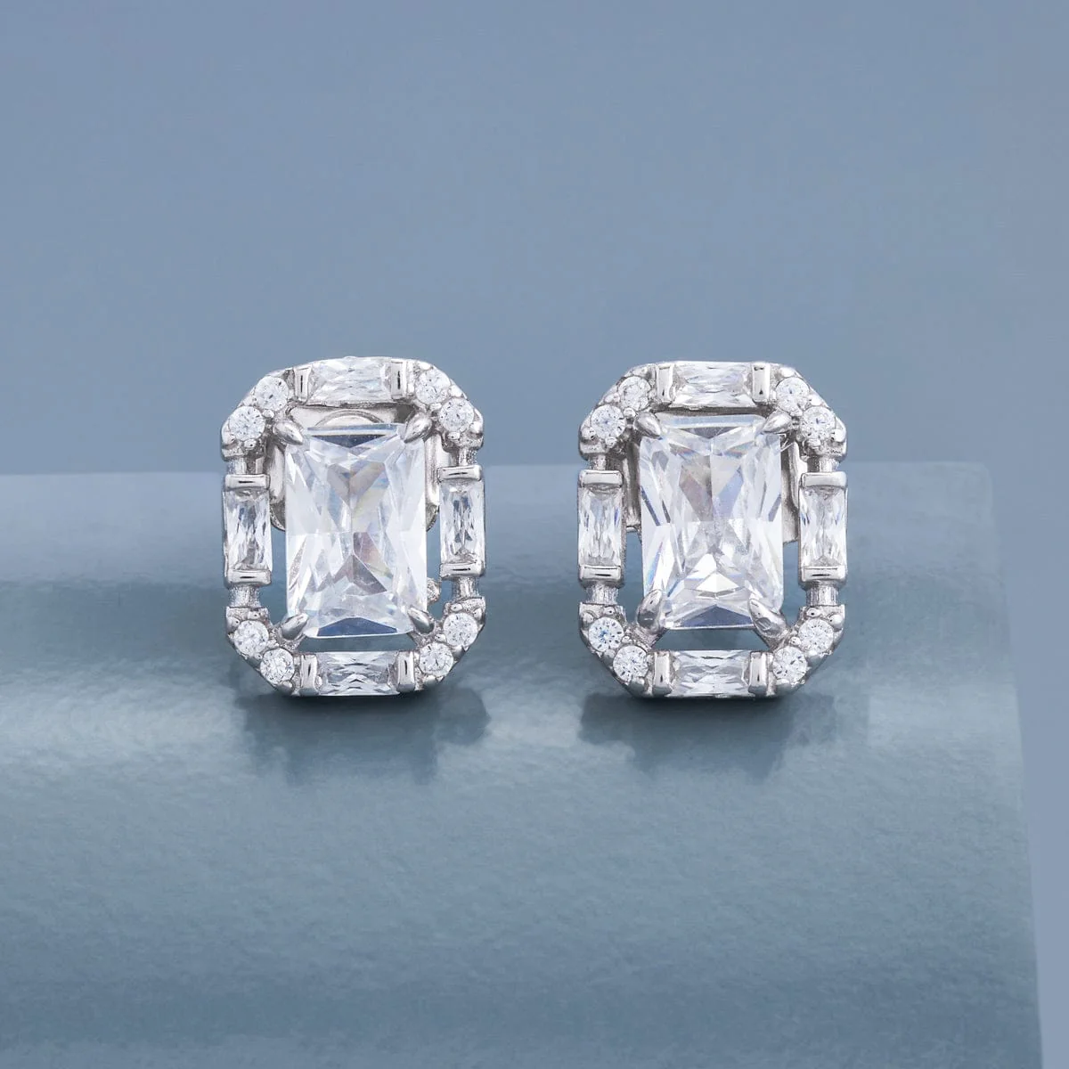 92.5 Silver Earring 191461 - Image 7