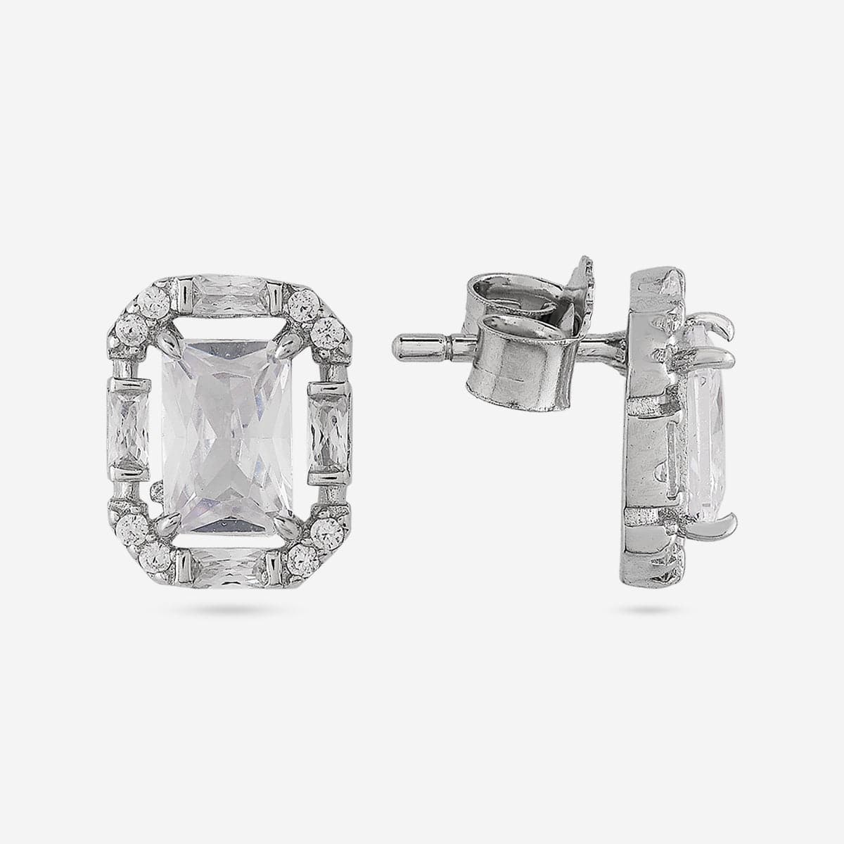 92.5 Silver Earring 191461 - Image 8