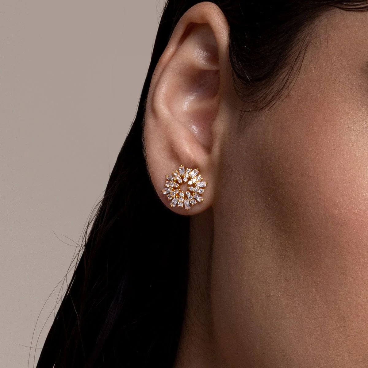 92.5 Silver Earring 191465 - Image 3
