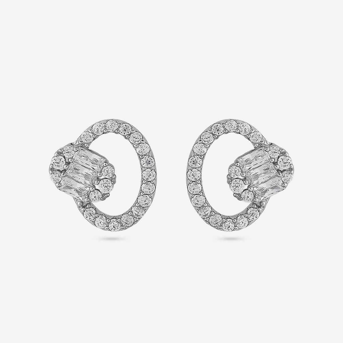 92.5 Silver Earring 191467 - Image 4