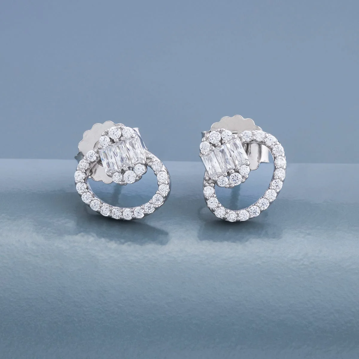 92.5 Silver Earring 191467 - Image 5