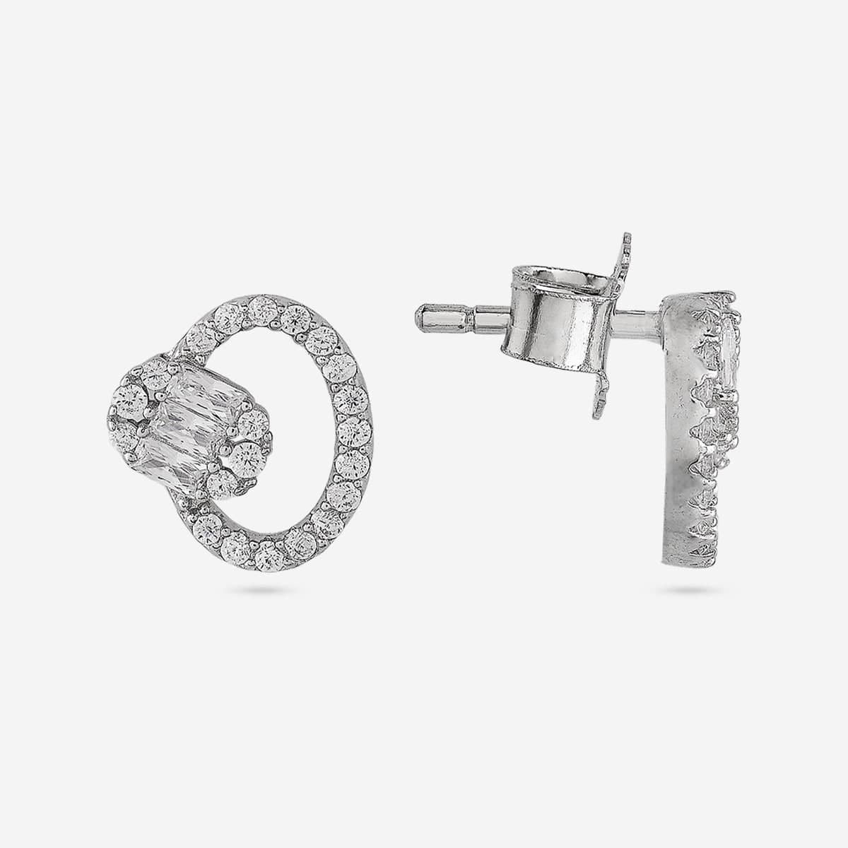 92.5 Silver Earring 191467 - Image 8