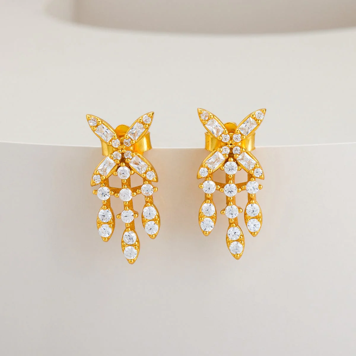 92.5 Silver Earring 191468 - Image 2