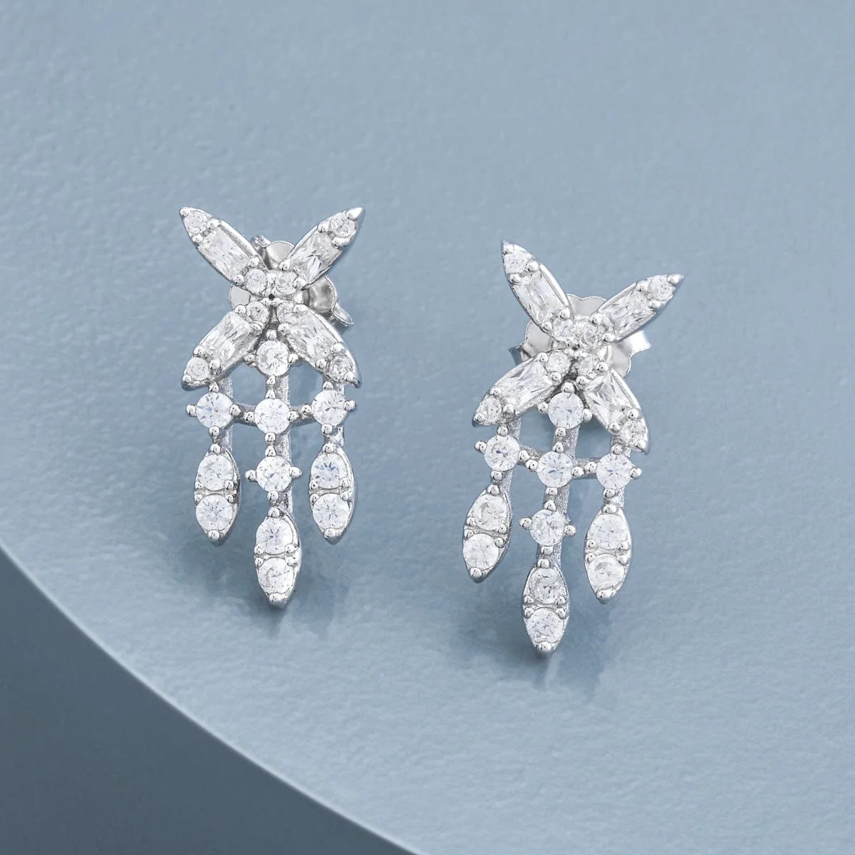 92.5 Silver Earring 191468 - Image 7