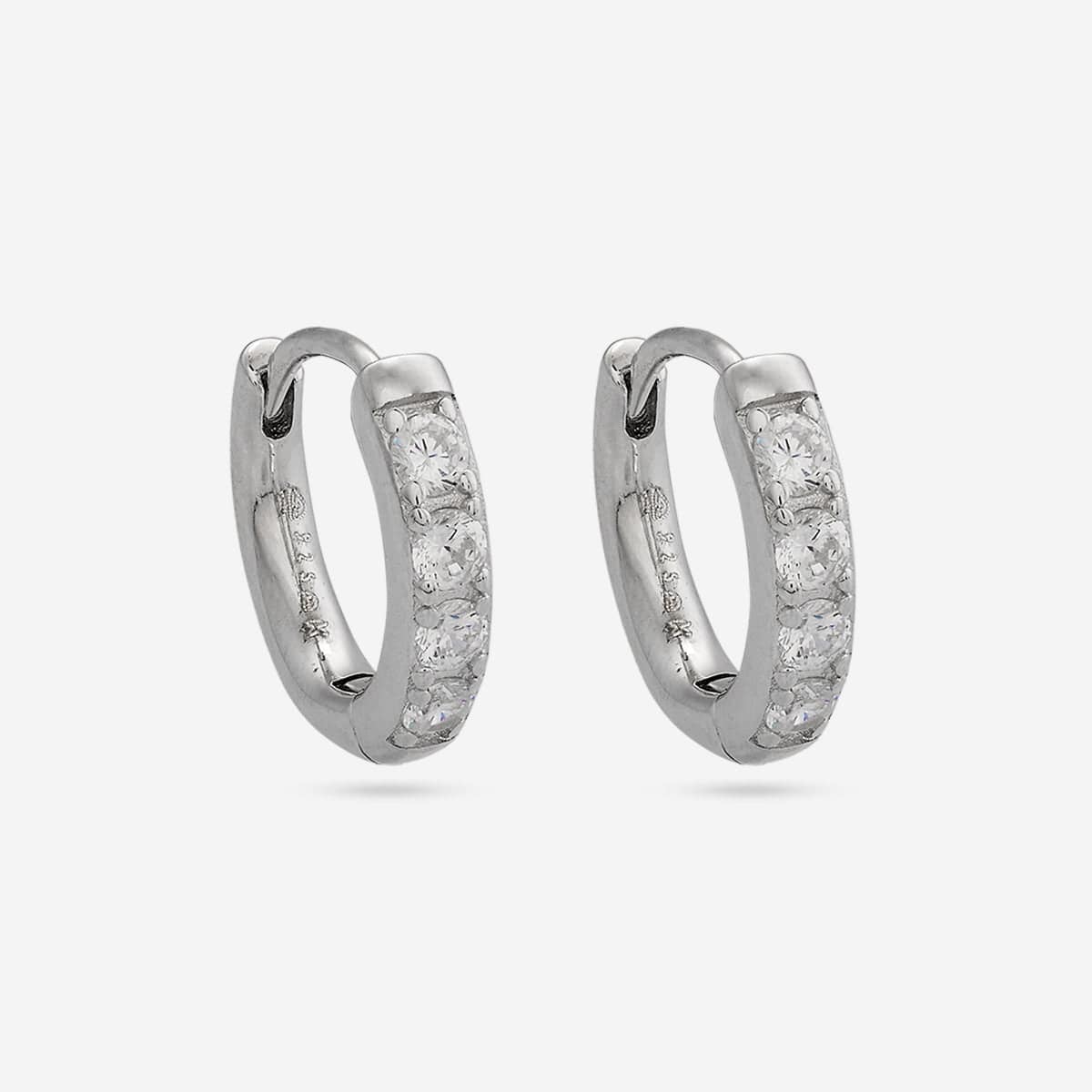 92.5 Silver Earring 191496 - Image 6