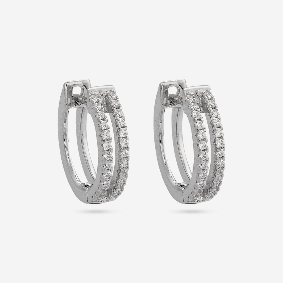 92.5 Silver Earring 191503 - Image 4