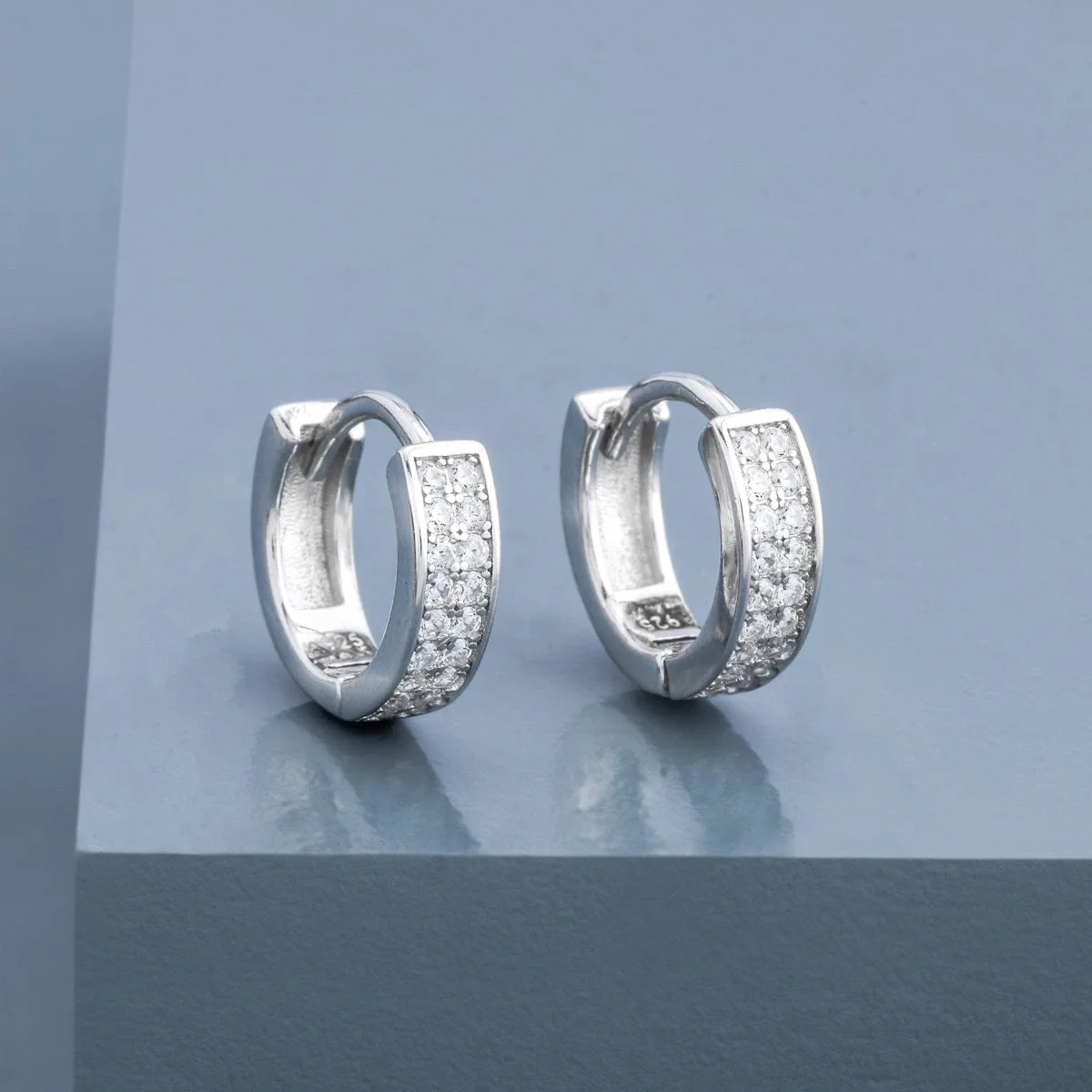 92.5 Silver Earring 191505 - Image 7