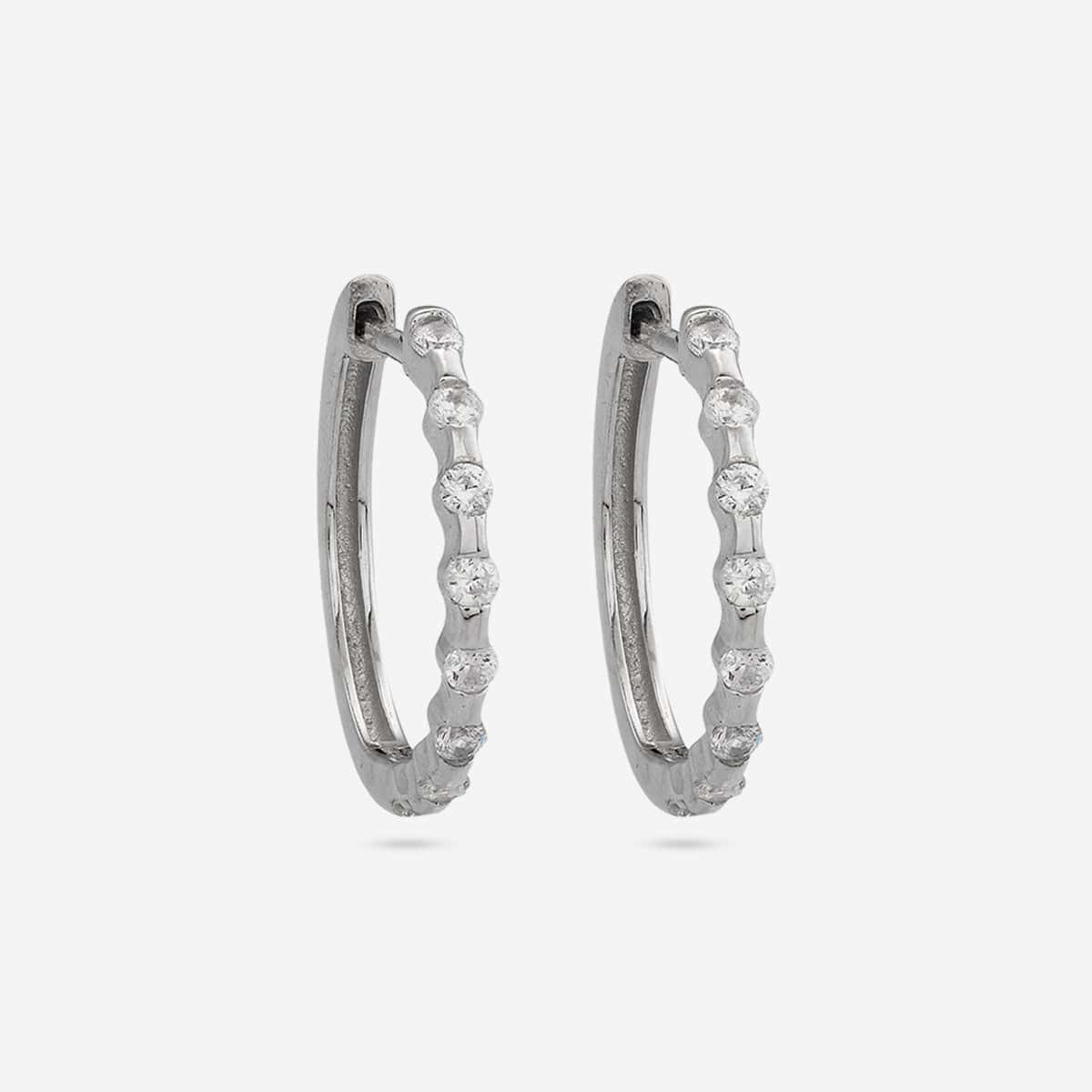 92.5 Silver Earring 191537 - Image 6