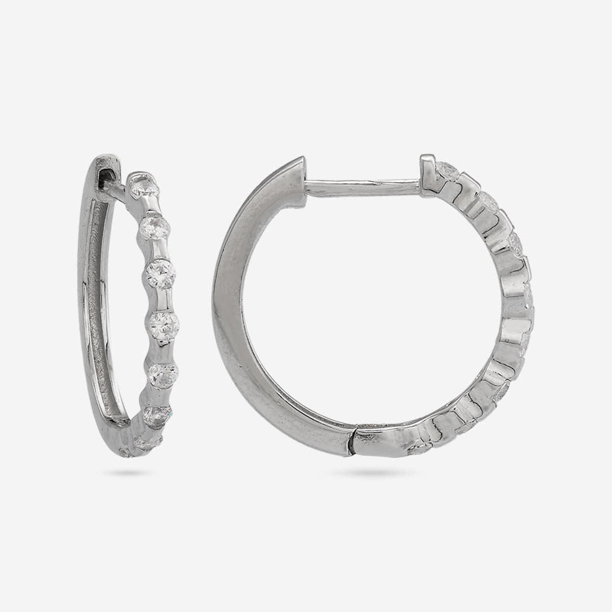 92.5 Silver Earring 191537 - Image 8