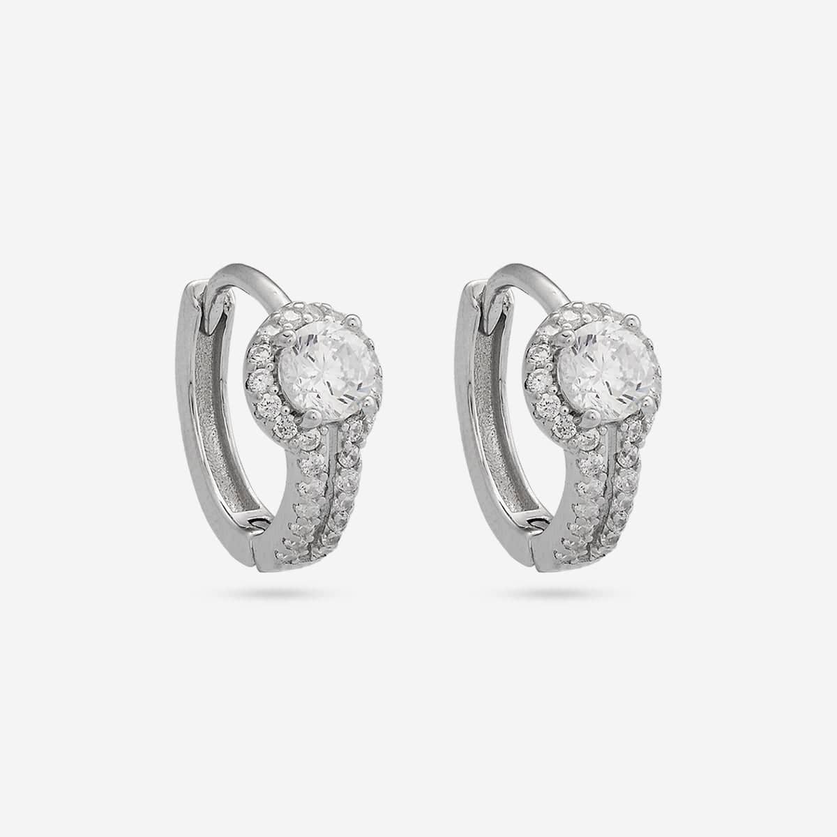 92.5 Silver Earring 191539 - Image 6