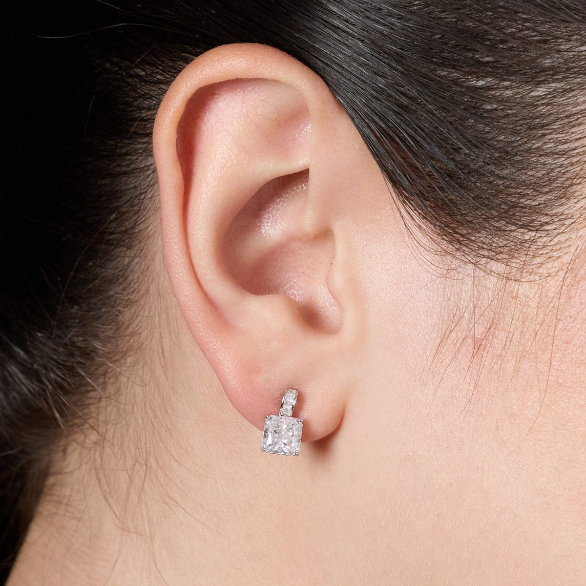 92.5 Silver Earring 191546 - Image 3