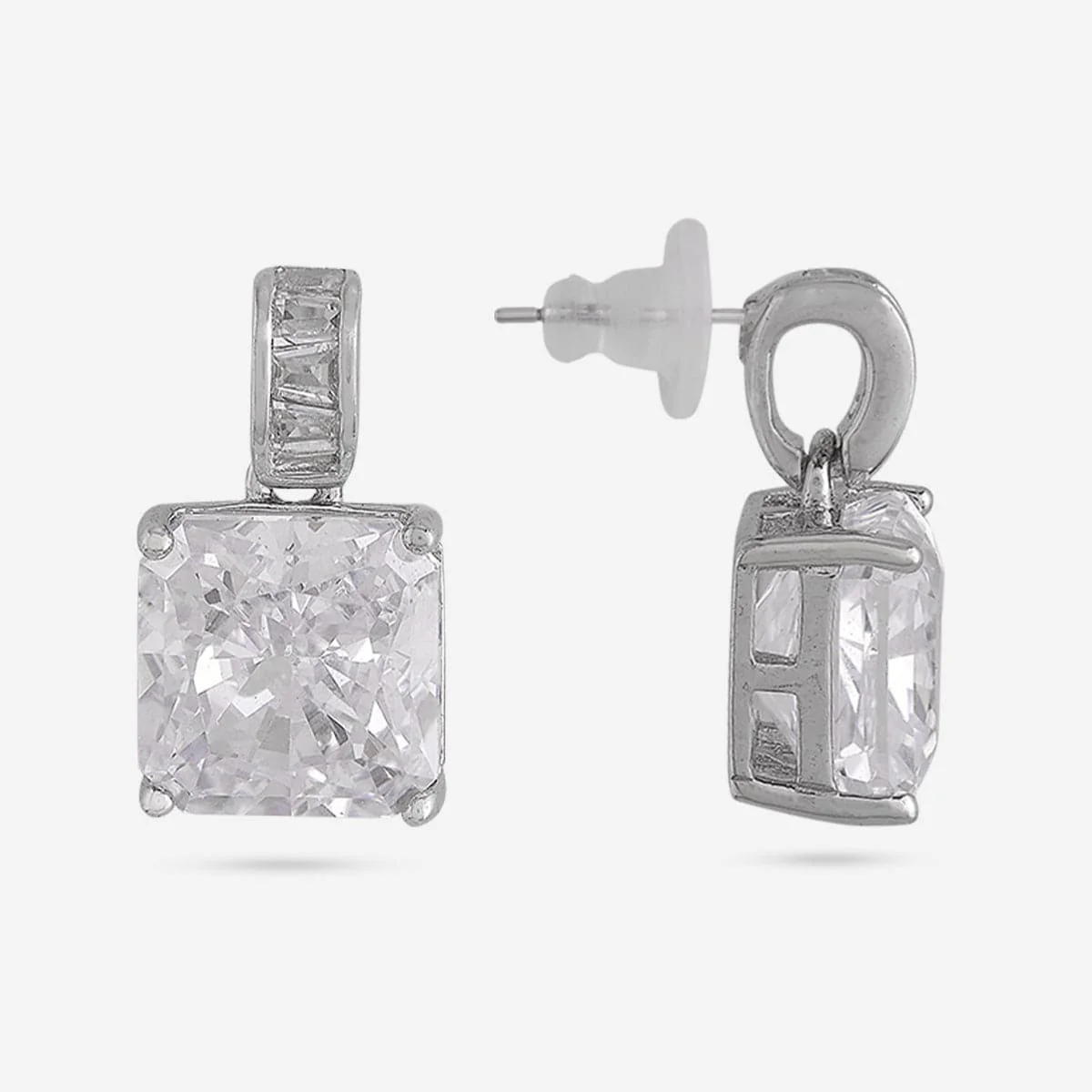 92.5 Silver Earring 191546 - Image 5