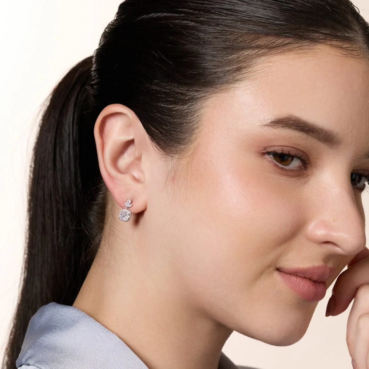 92.5 Silver Earring 191547 - Image 4