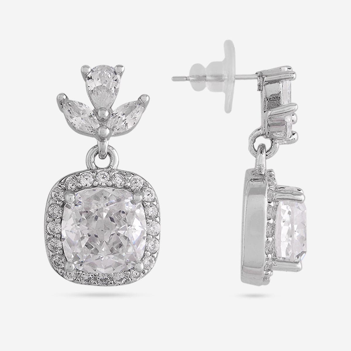 92.5 Silver Earring 191547 - Image 5