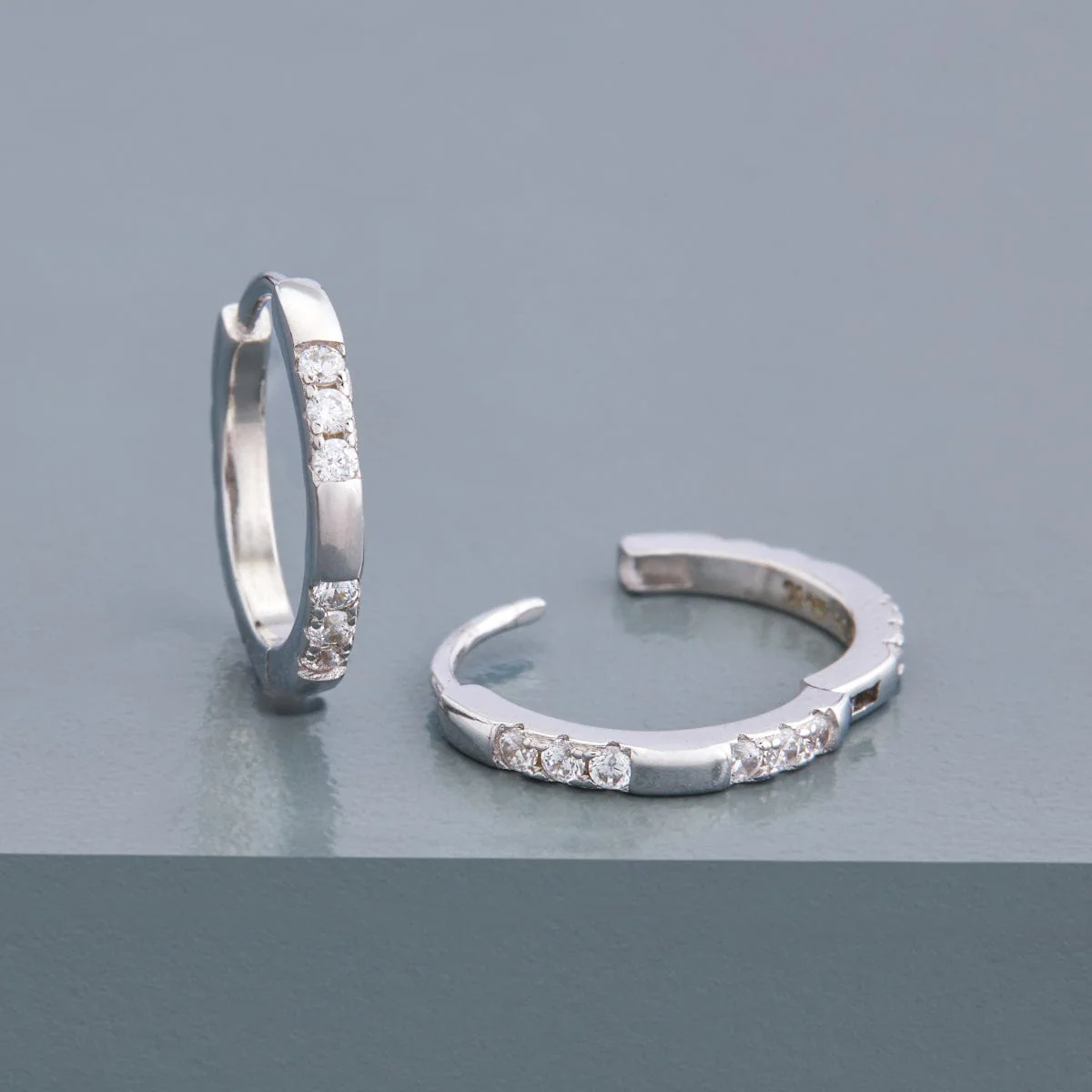 92.5 Silver Earring 191555 - Image 5