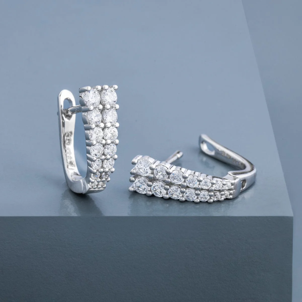 92.5 Silver Earring 191561 - Image 5