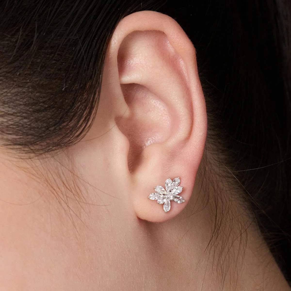 92.5 Silver Earring 191570 - Image 3