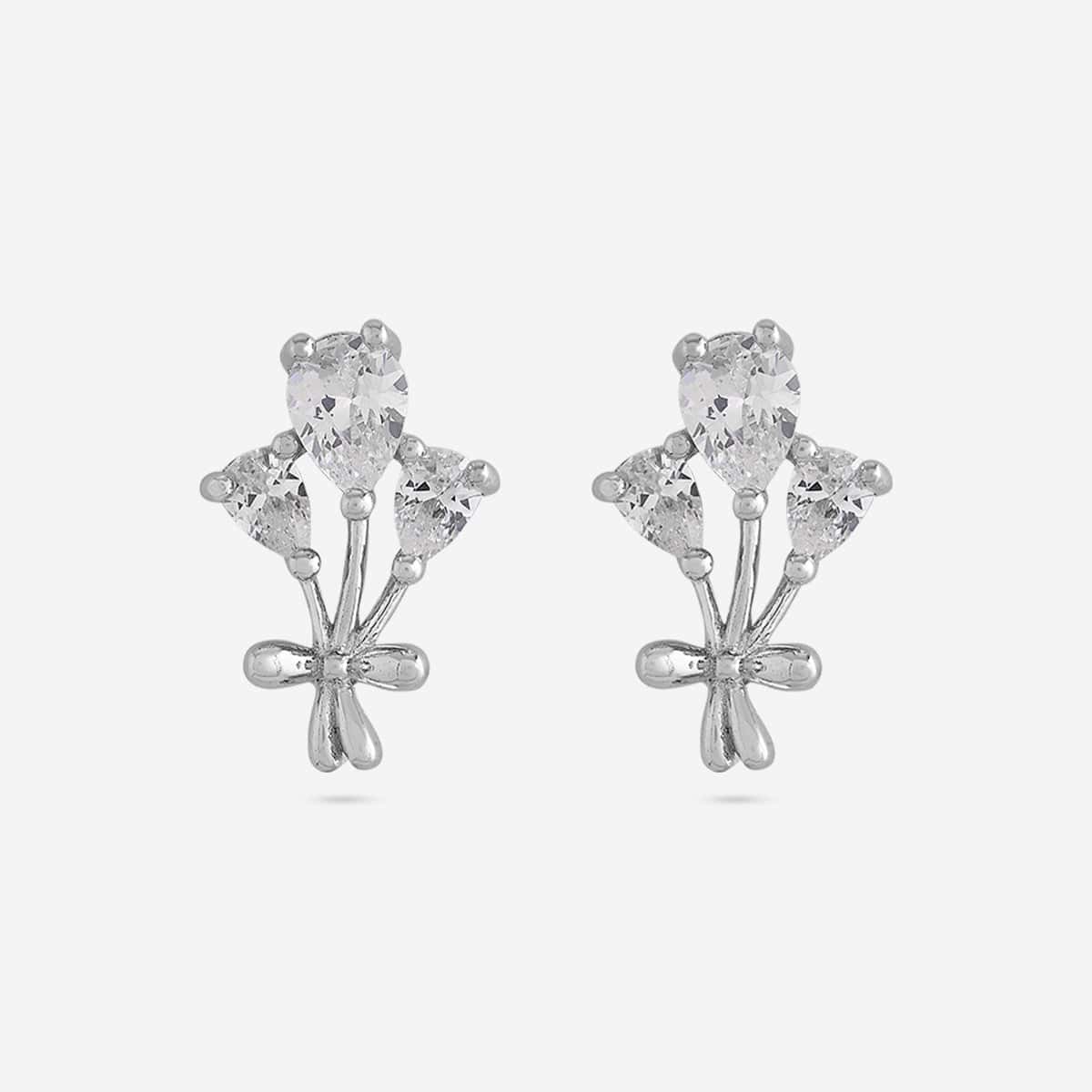 92.5 Silver Earring 191578 - Image 4