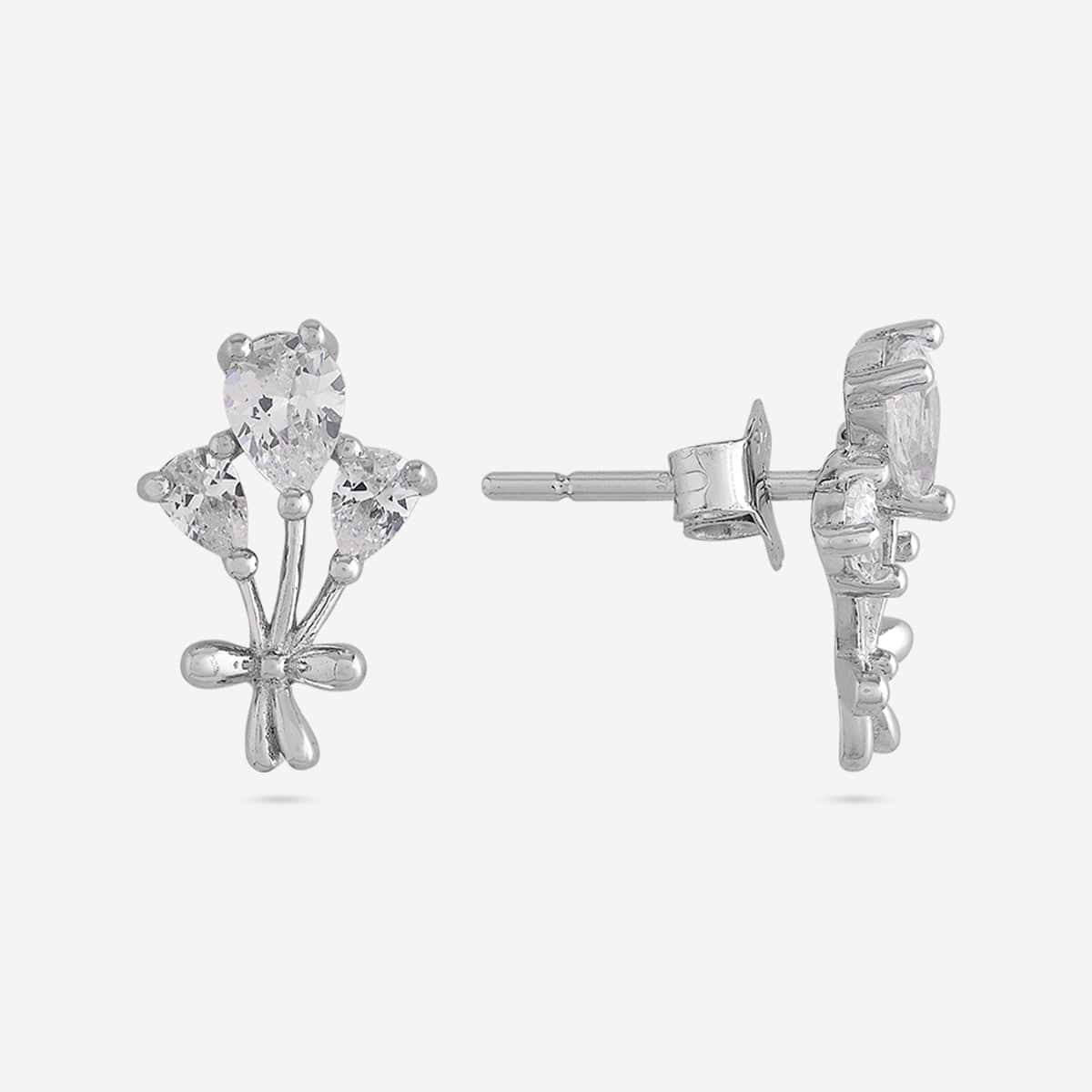 92.5 Silver Earring 191578 - Image 8