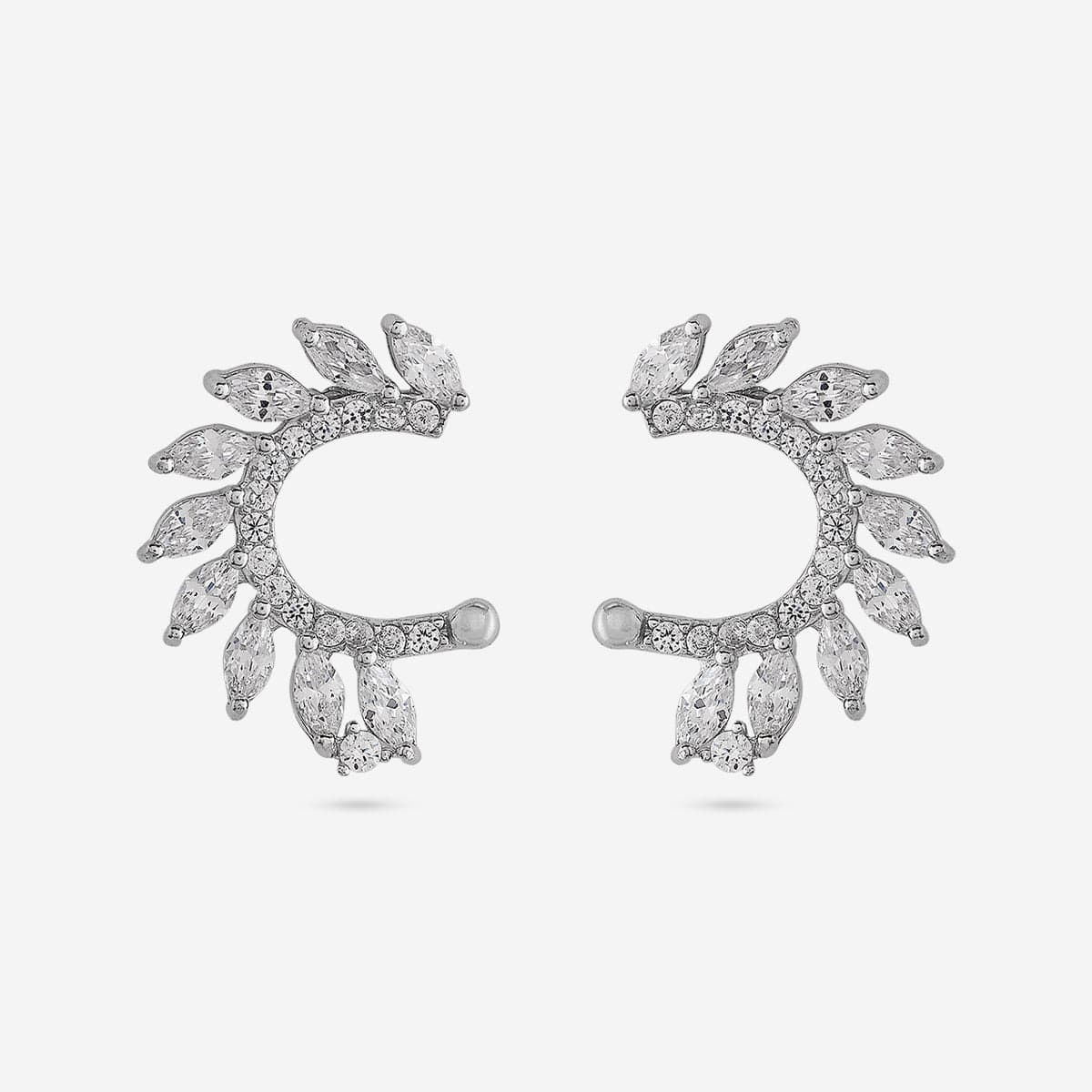 92.5 Silver Earring 191581 - Image 4