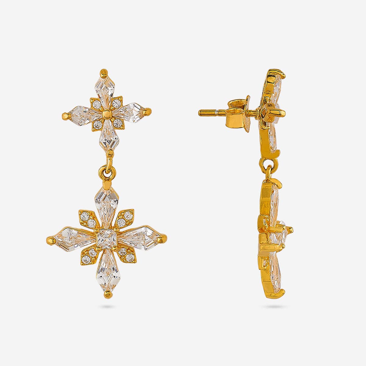 92.5 Silver Earring 191586 - Image 3