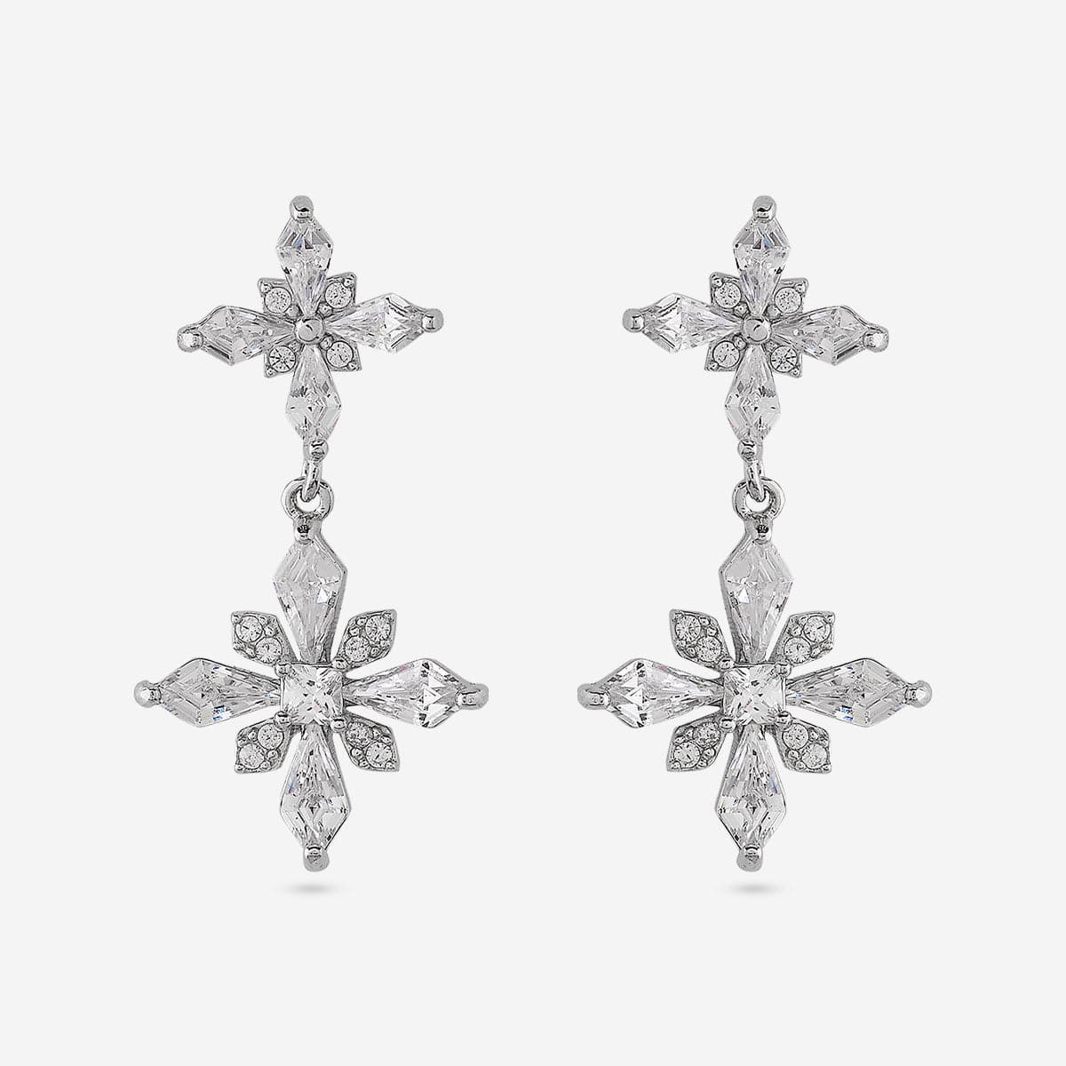 92.5 Silver Earring 191586 - Image 4