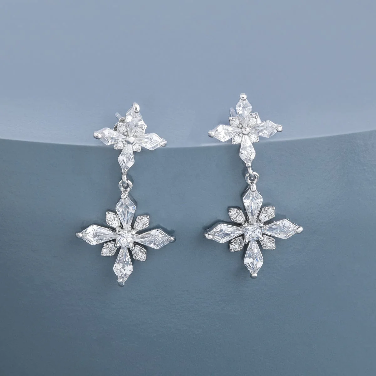 92.5 Silver Earring 191586 - Image 5