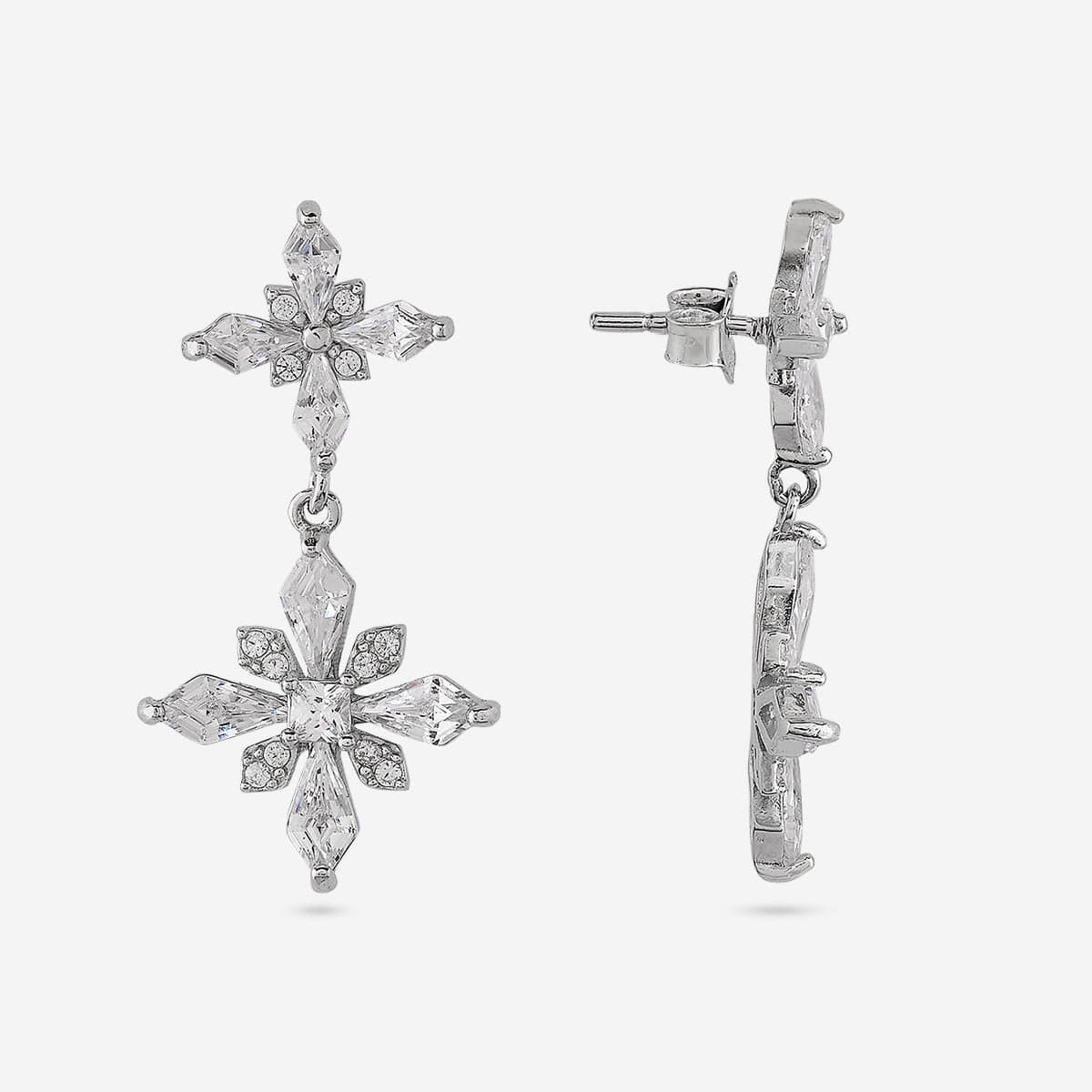 92.5 Silver Earring 191586 - Image 8