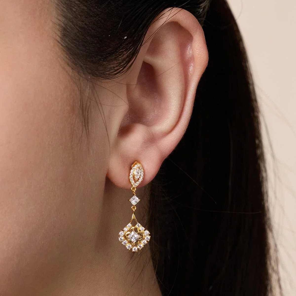 92.5 Silver Earring 191588 - Image 3