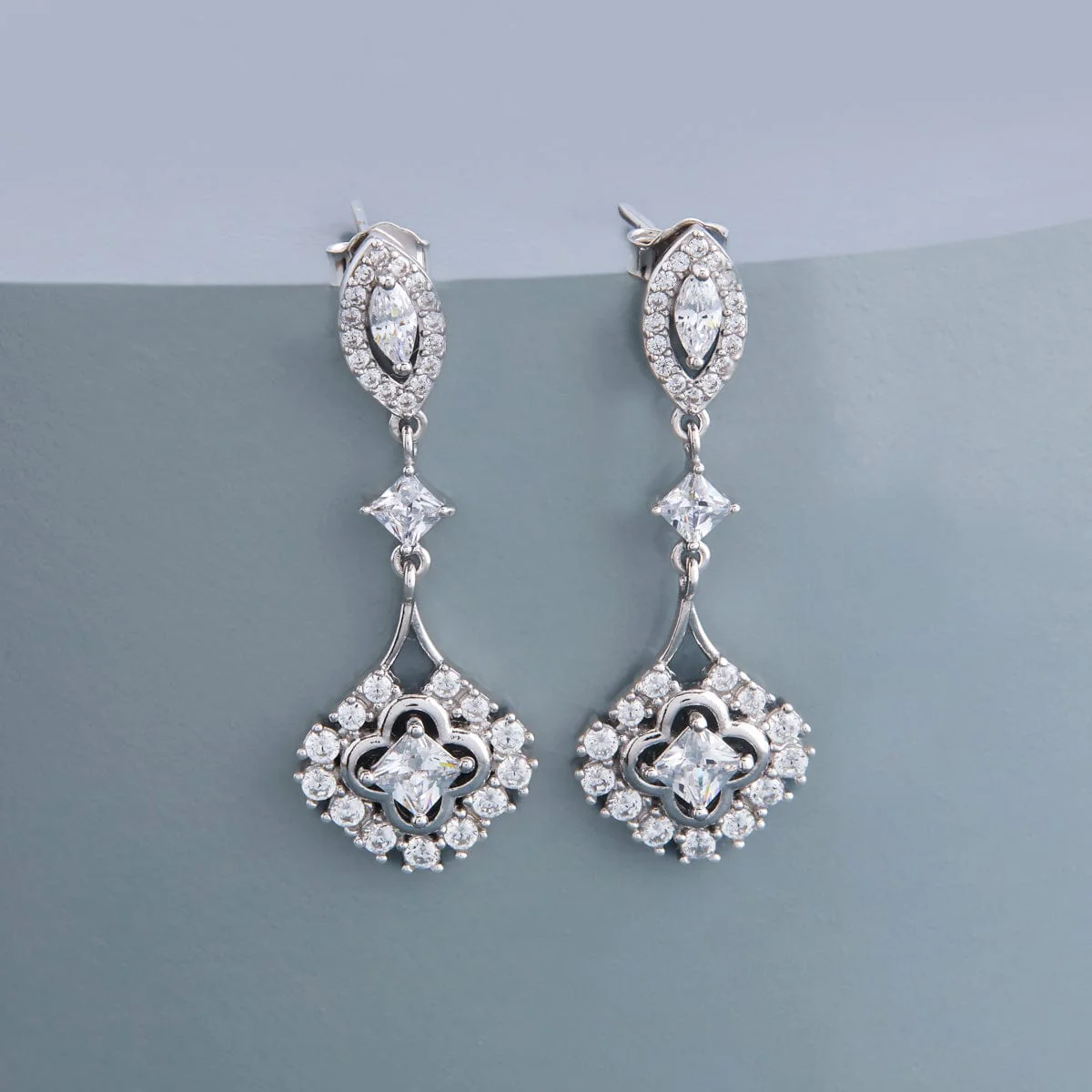 92.5 Silver Earring 191588 - Image 7