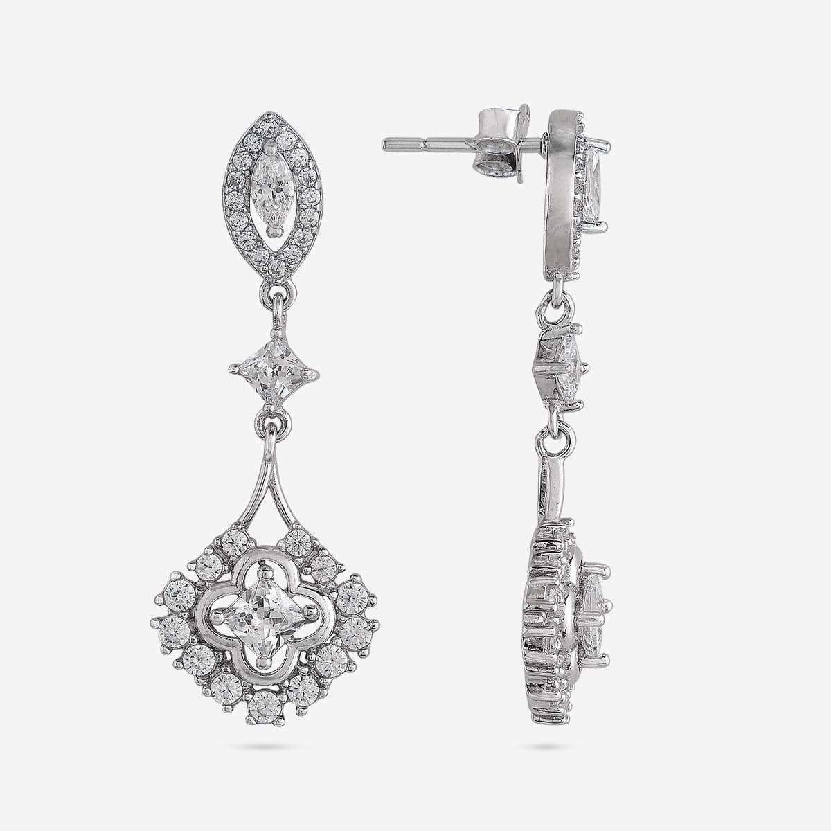 92.5 Silver Earring 191588 - Image 8