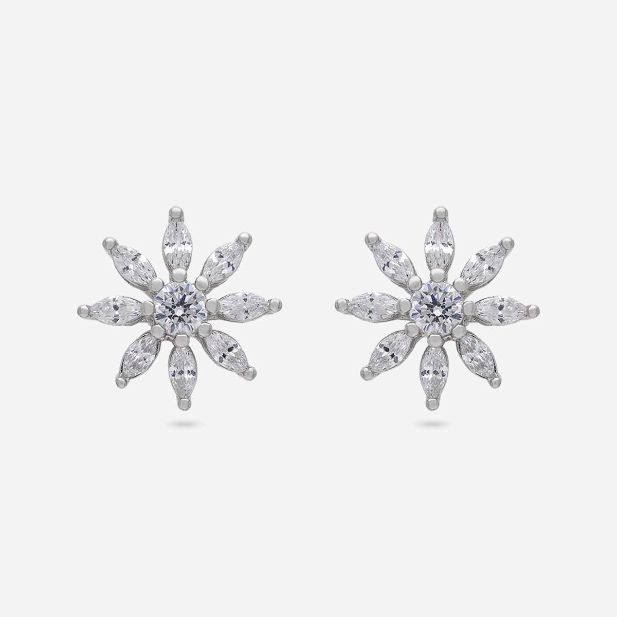 92.5 Silver Earring 194254 - Image 4