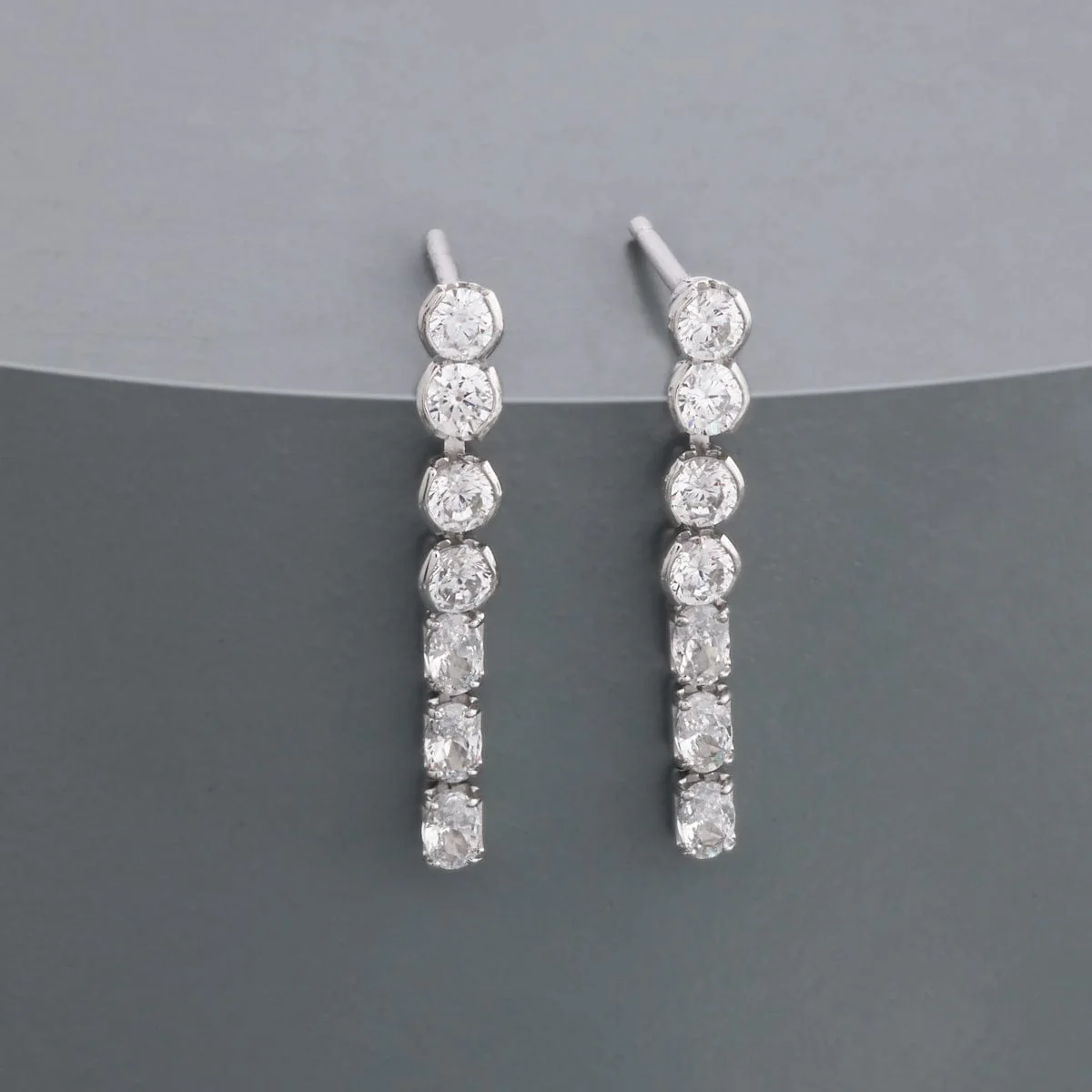 92.5 Silver Earring 194257 - Image 7