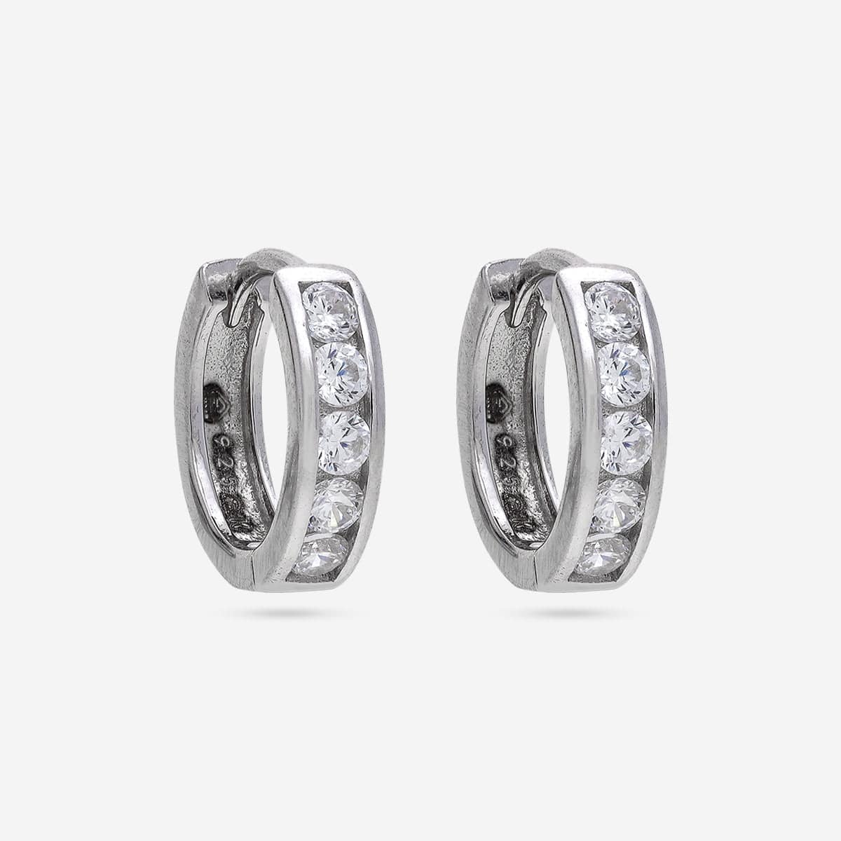 92.5 Silver Earring 194282 - Image 6