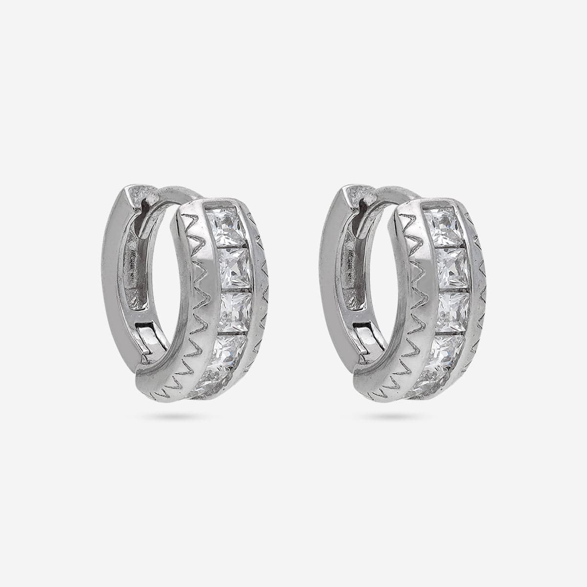 92.5 Silver Earring 194286 - Image 6