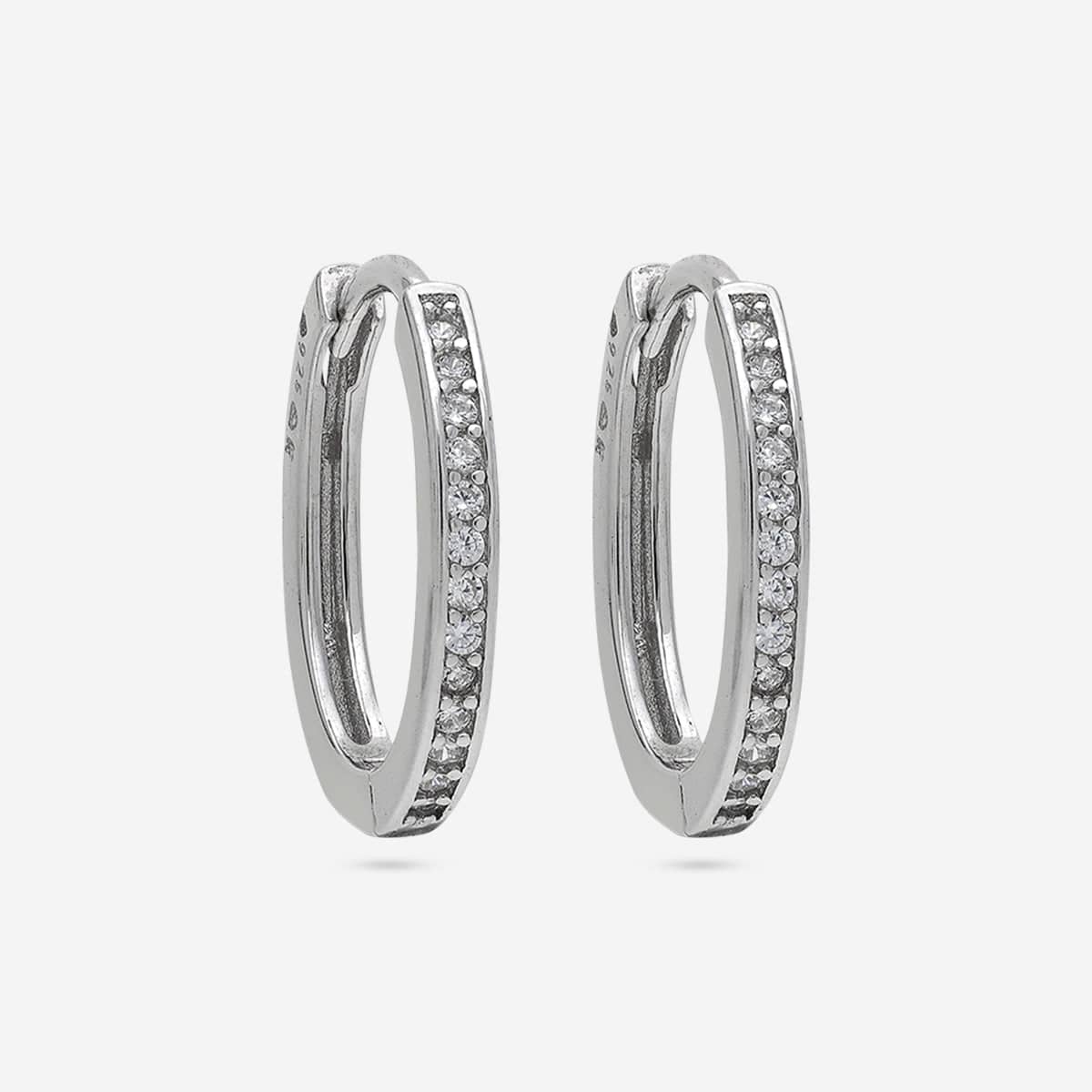 92.5 Silver Earring 194289 - Image 6