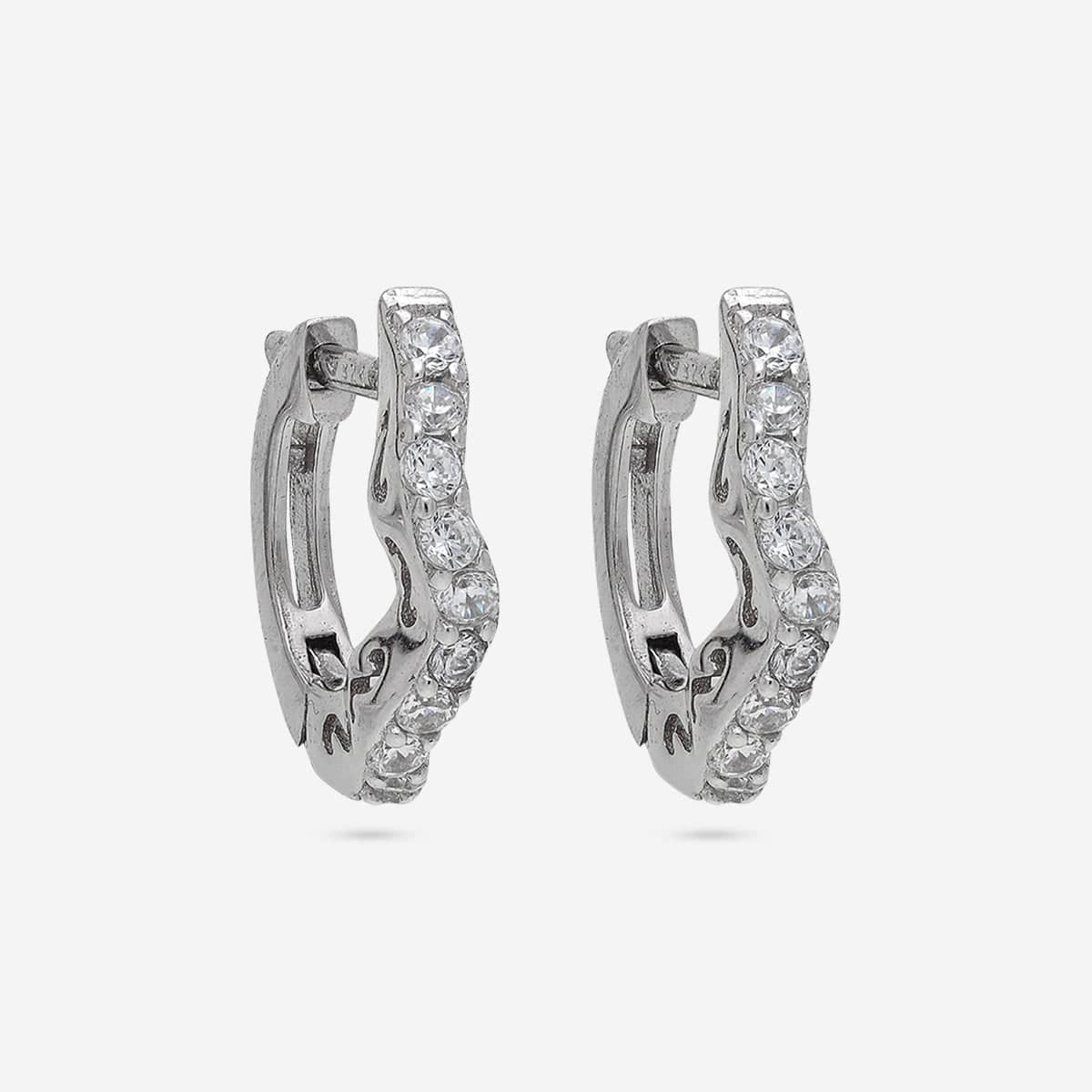 92.5 Silver Earring 194290 - Image 4