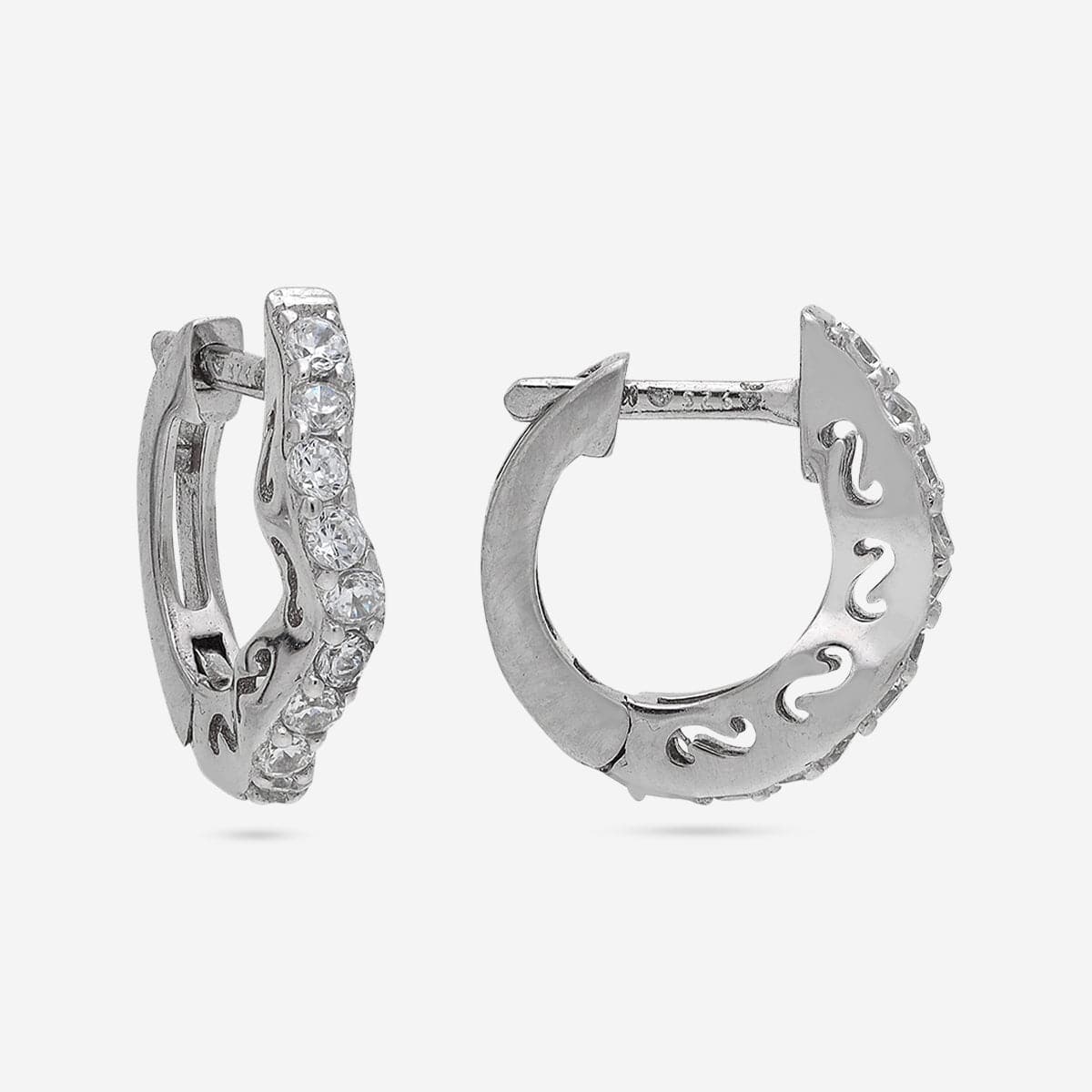 92.5 Silver Earring 194290 - Image 8