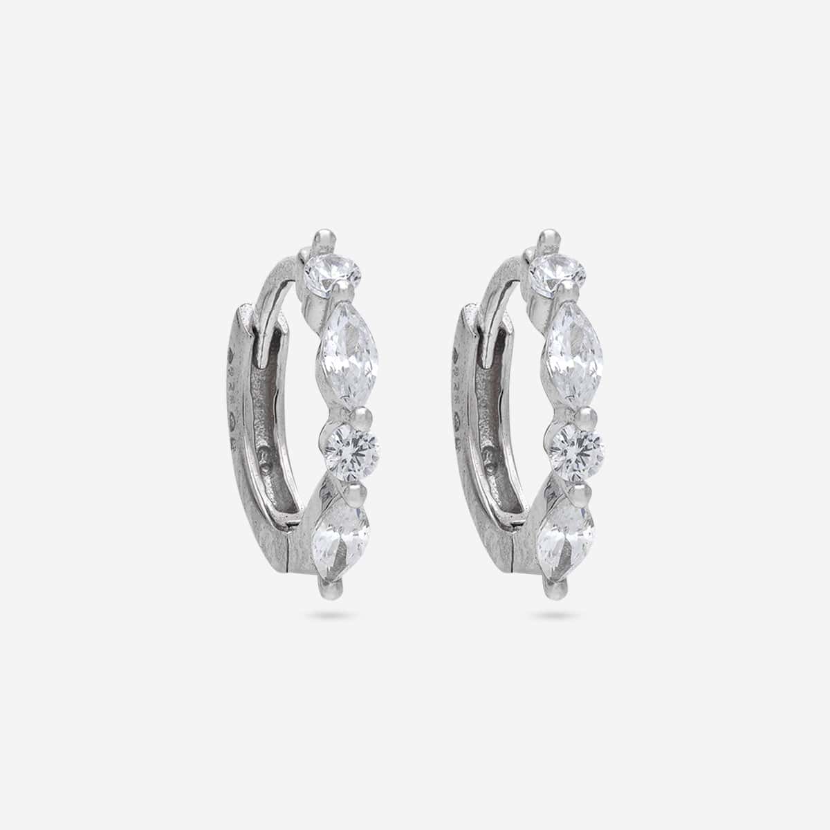 92.5 Silver Earring 194292 - Image 4