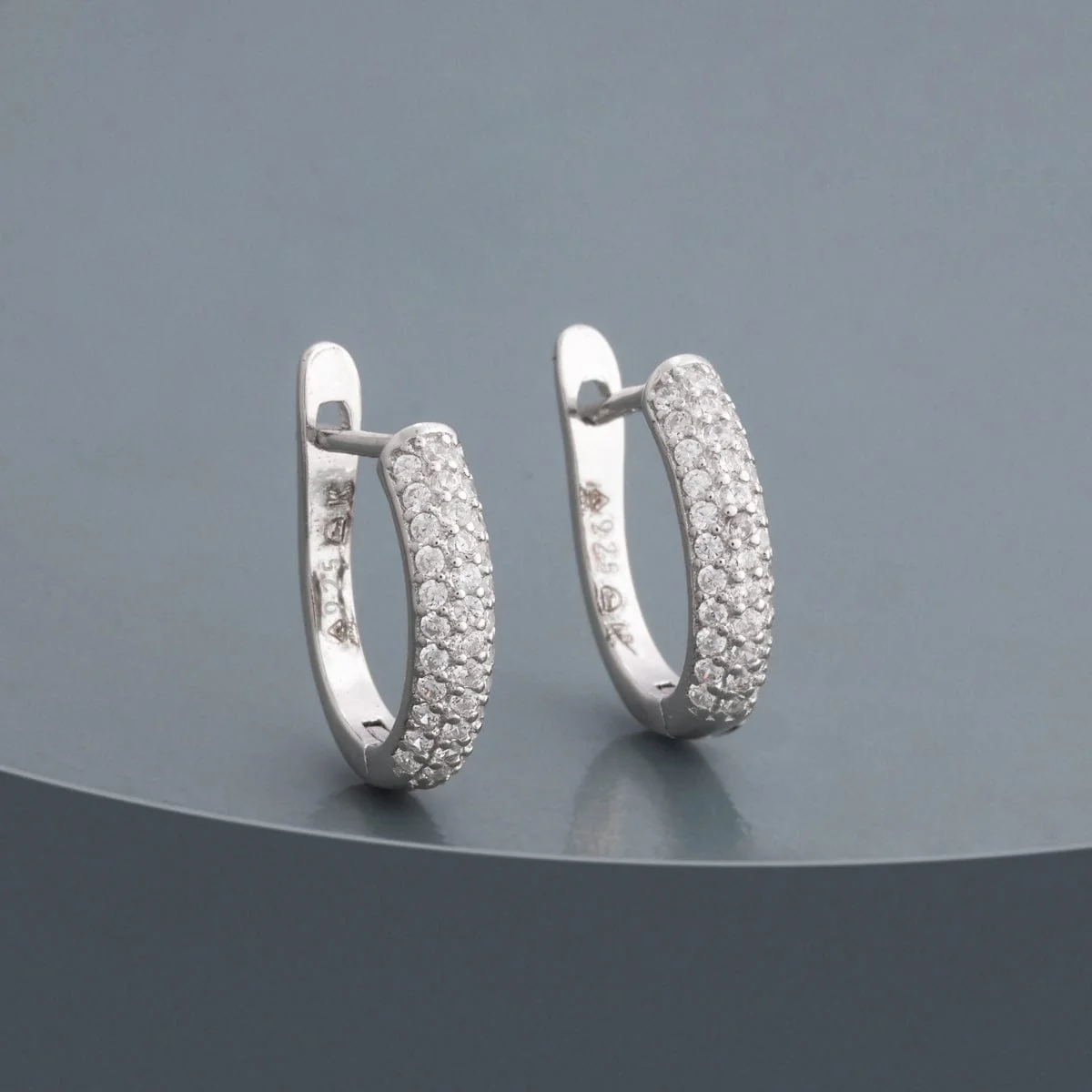 92.5 Silver Earring 194310 - Image 7