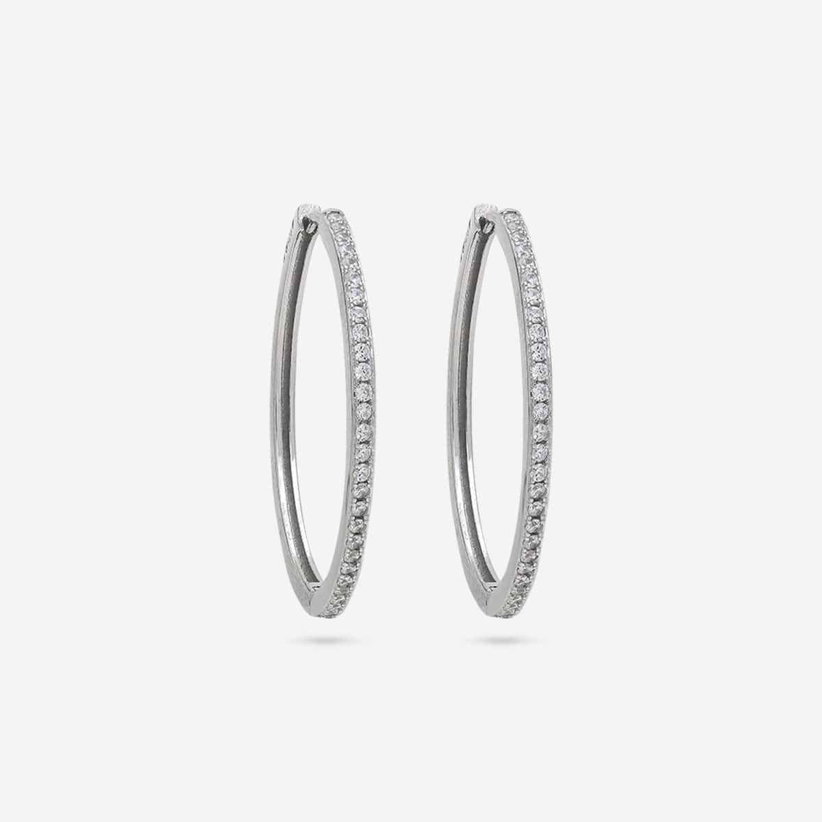 92.5 Silver Earring 194312 - Image 4