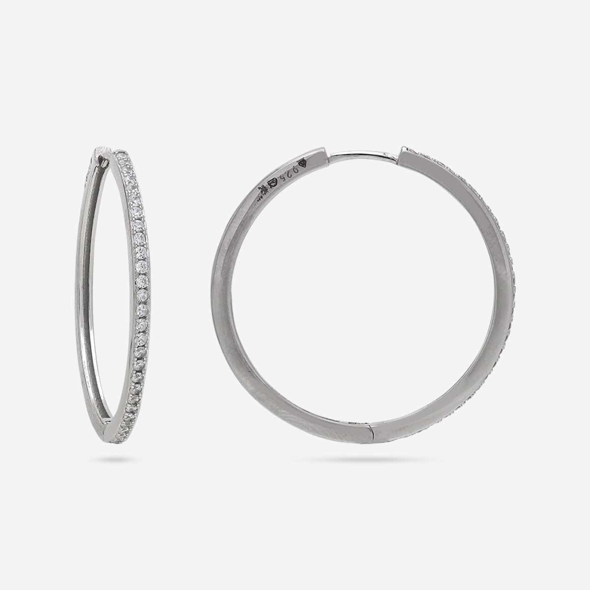 92.5 Silver Earring 194312 - Image 8