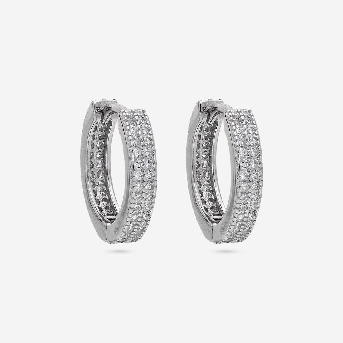 92.5 Silver Earring 194317 - Image 4