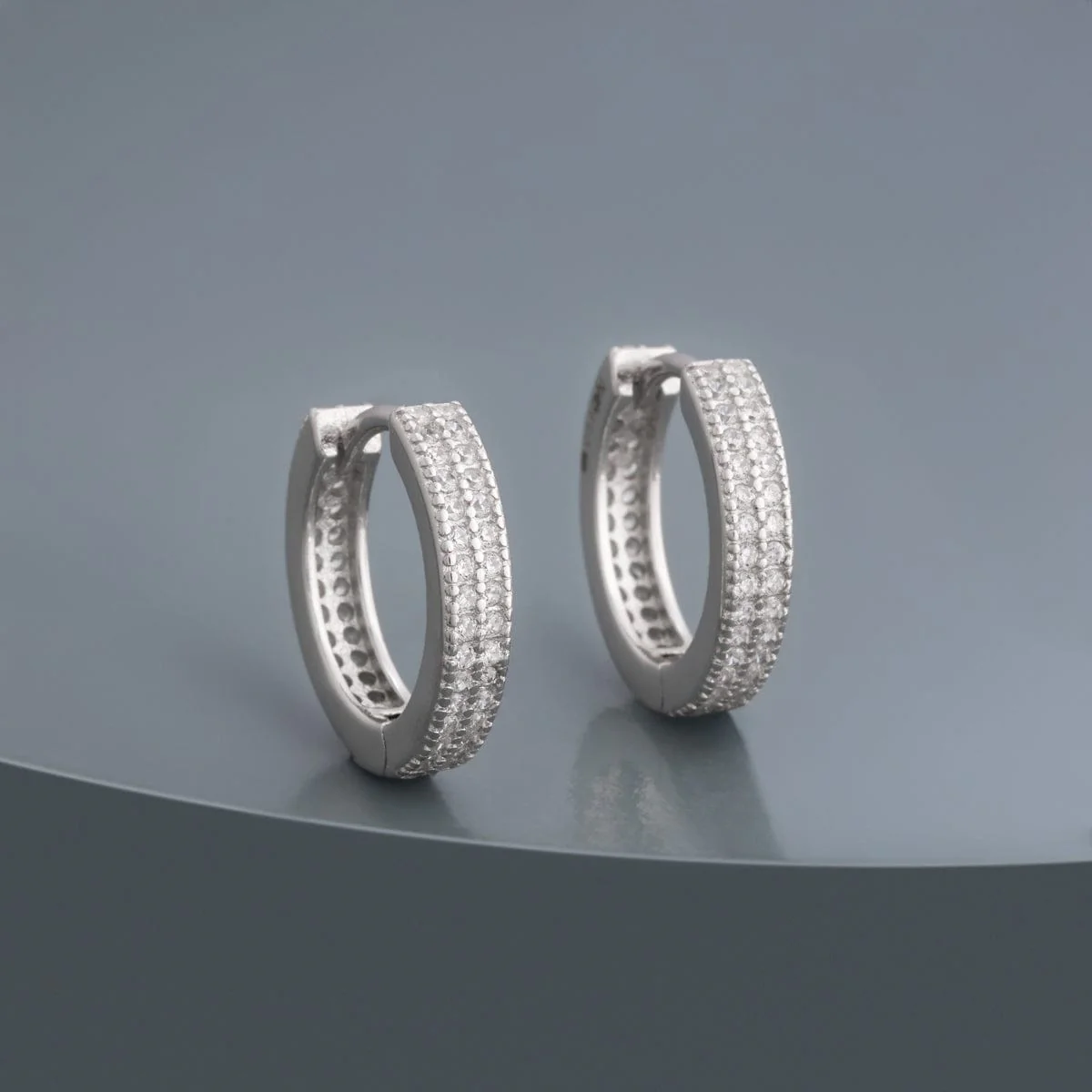 92.5 Silver Earring 194317 - Image 5