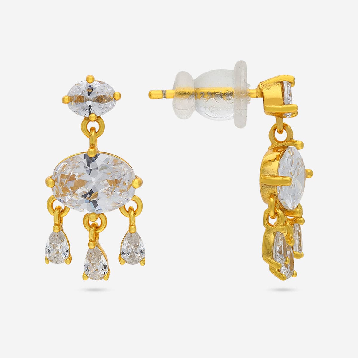 92.5 Silver Earring 194318 - Image 5