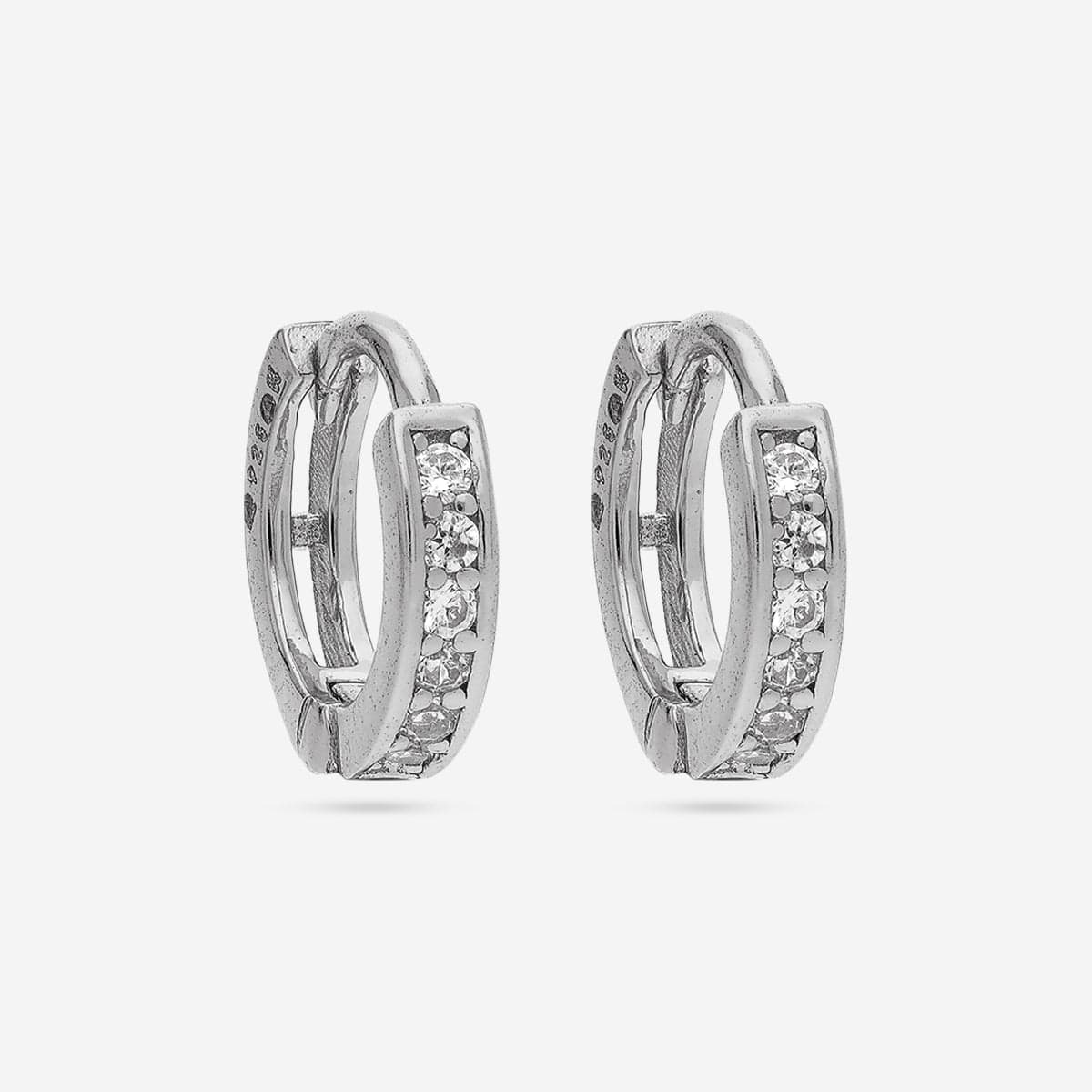 92.5 Silver Earring 194324 - Image 6