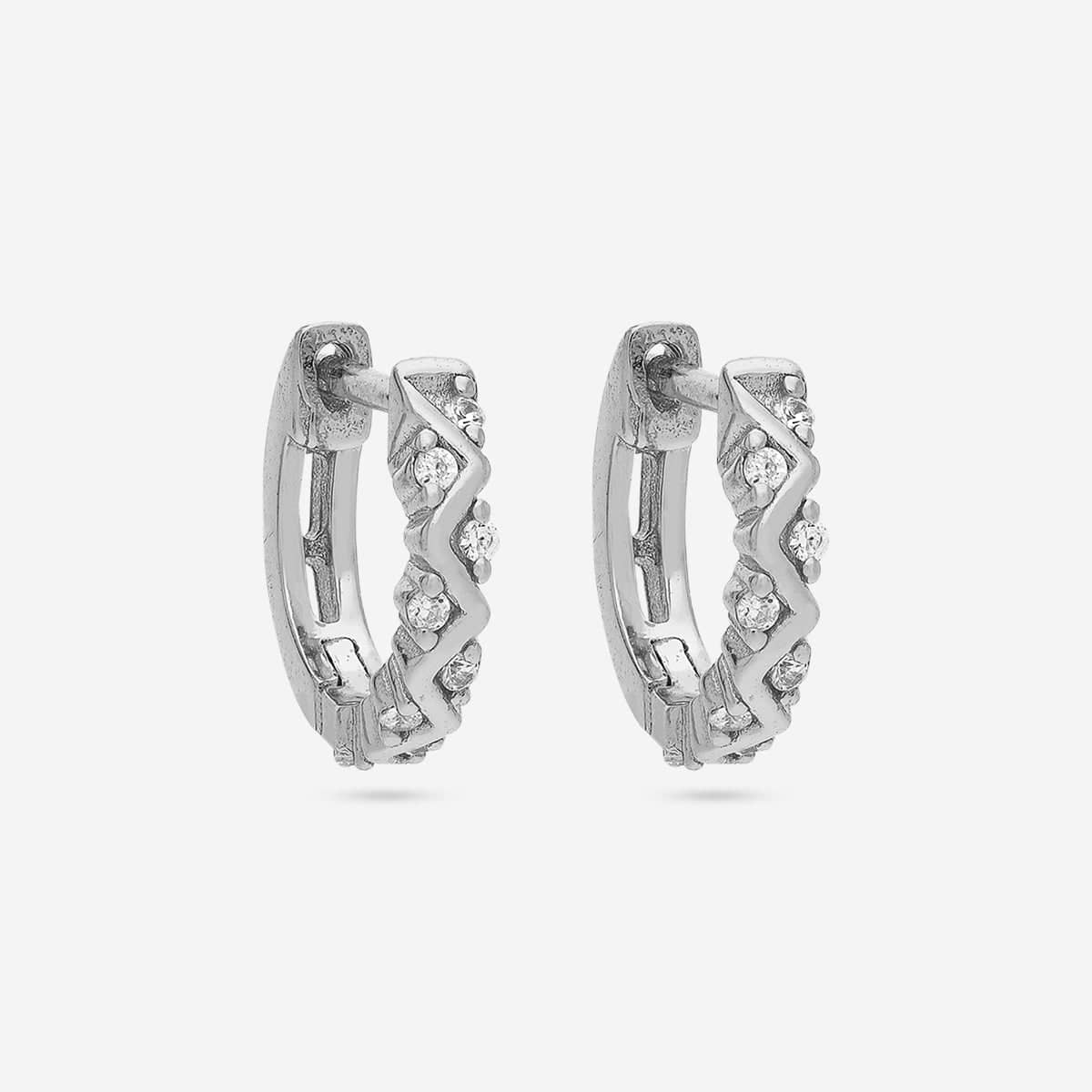 92.5 Silver Earring 194326 - Image 6