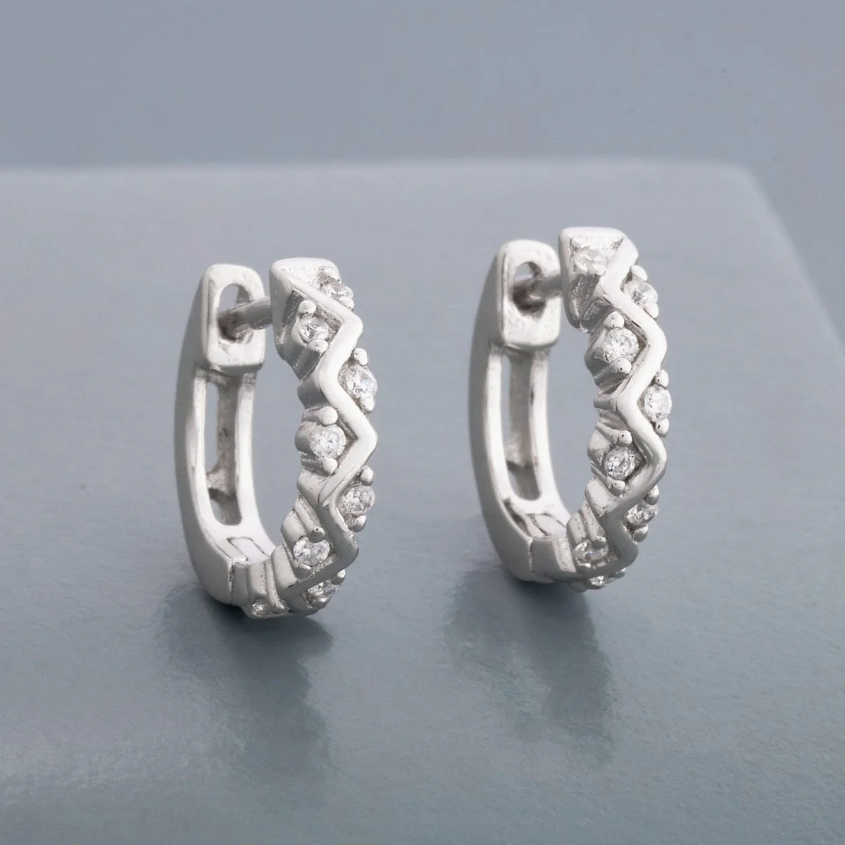 92.5 Silver Earring 194326 - Image 7