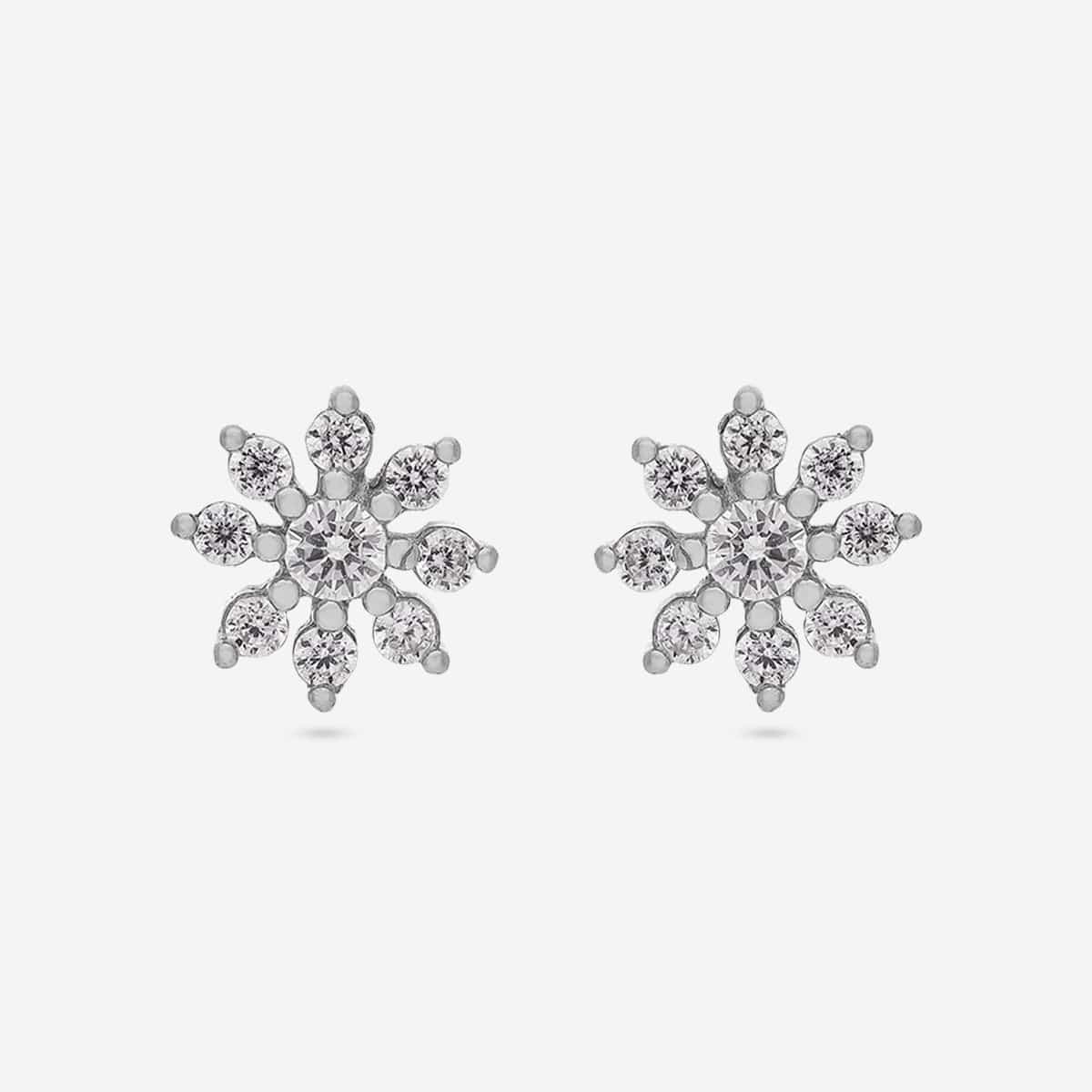 92.5 Silver Earring 194332 - Image 6